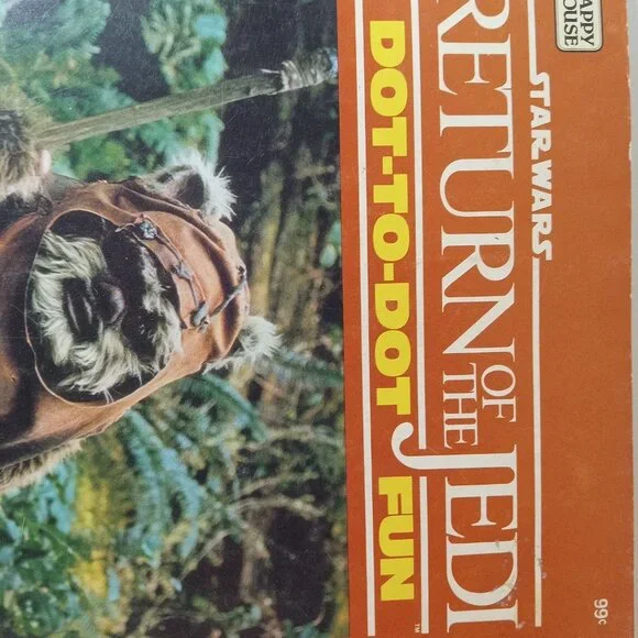 Vintage Set of 2 Return of the Jedi Activity books " used" - Picture 3 of 11